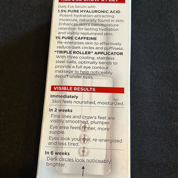 L'Oreal Paris Revitalift Derm Intensives Hyaluronic Acid and Caffeine Eye Serum - Picture 11 of 11